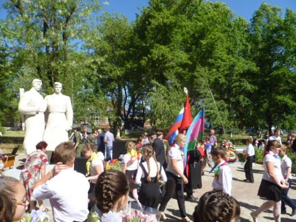 Митинг 9 мая 2013 года в ст.Нововеличковской